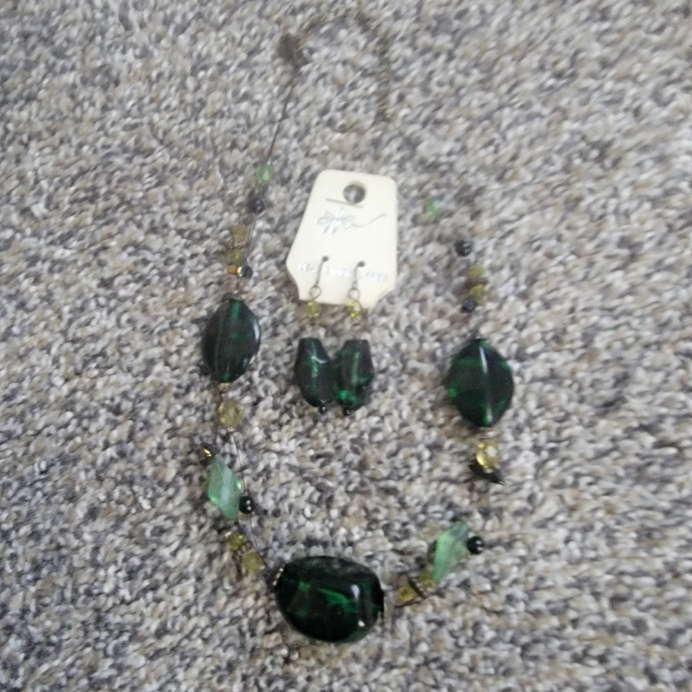 NWT Beautiful Necklace and Earring Set